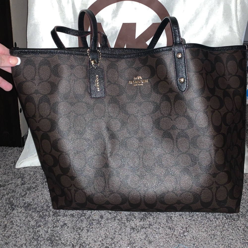 Reversible Coach Tote
